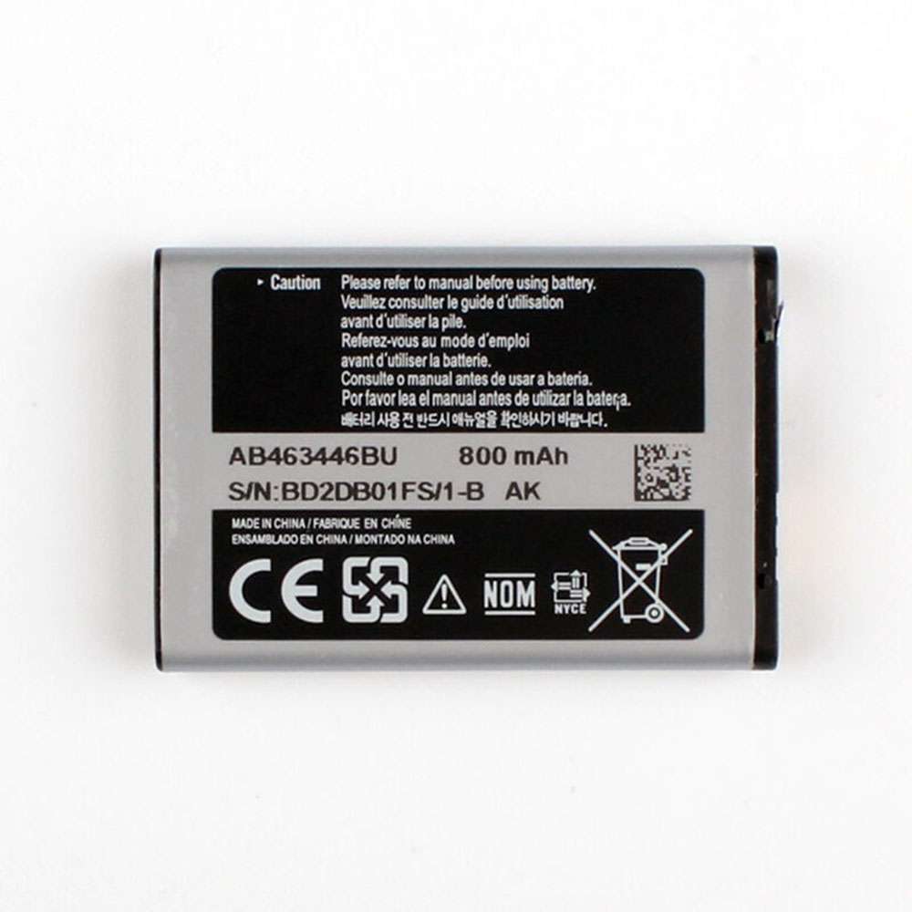 电池 for AB463446BC Samsung GT-C3520 E1080c M628 X520 E878 E1200M E1228 X208 800mAh/2.96WH