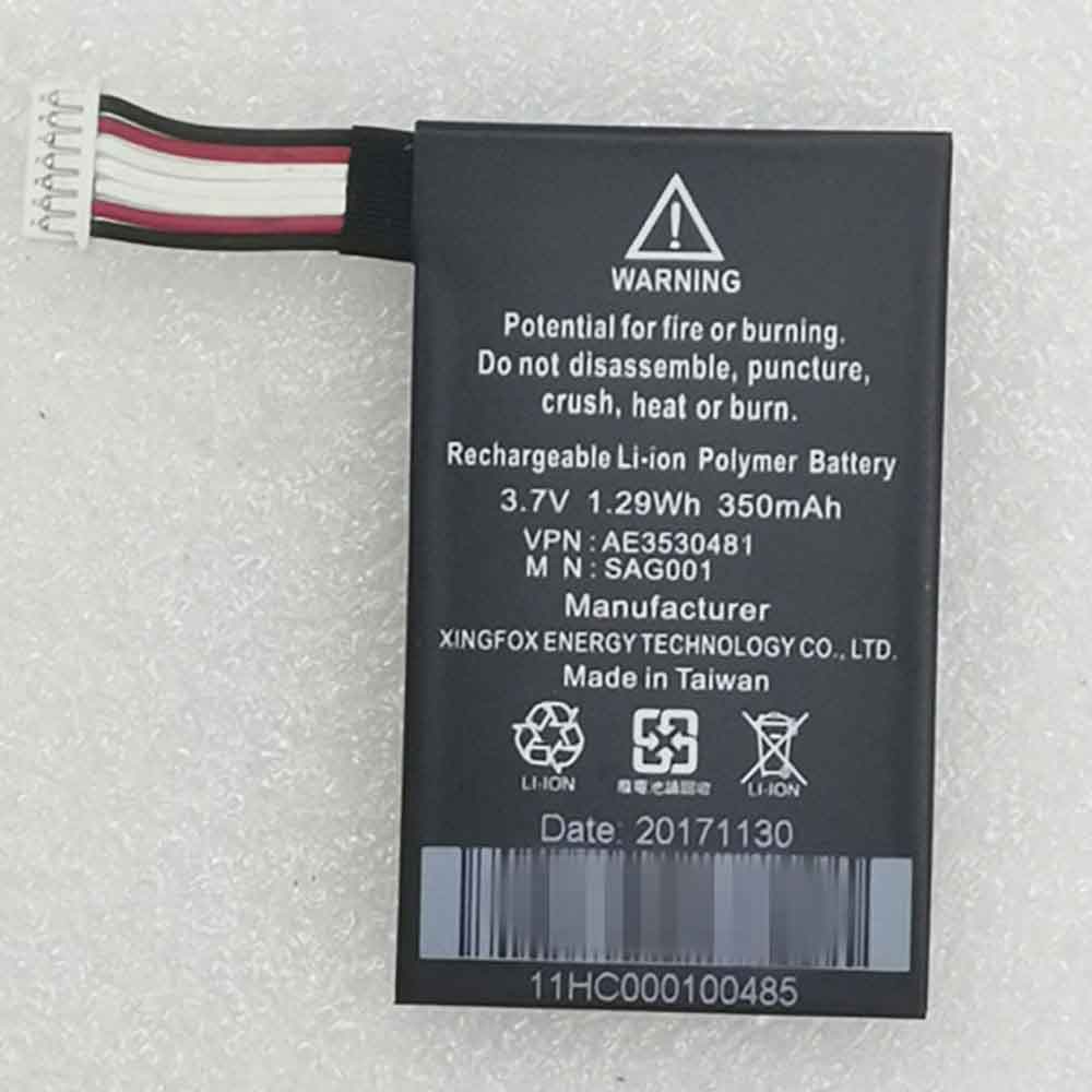 电池 for AE3530481 AE3530481 SAG001 350mAH