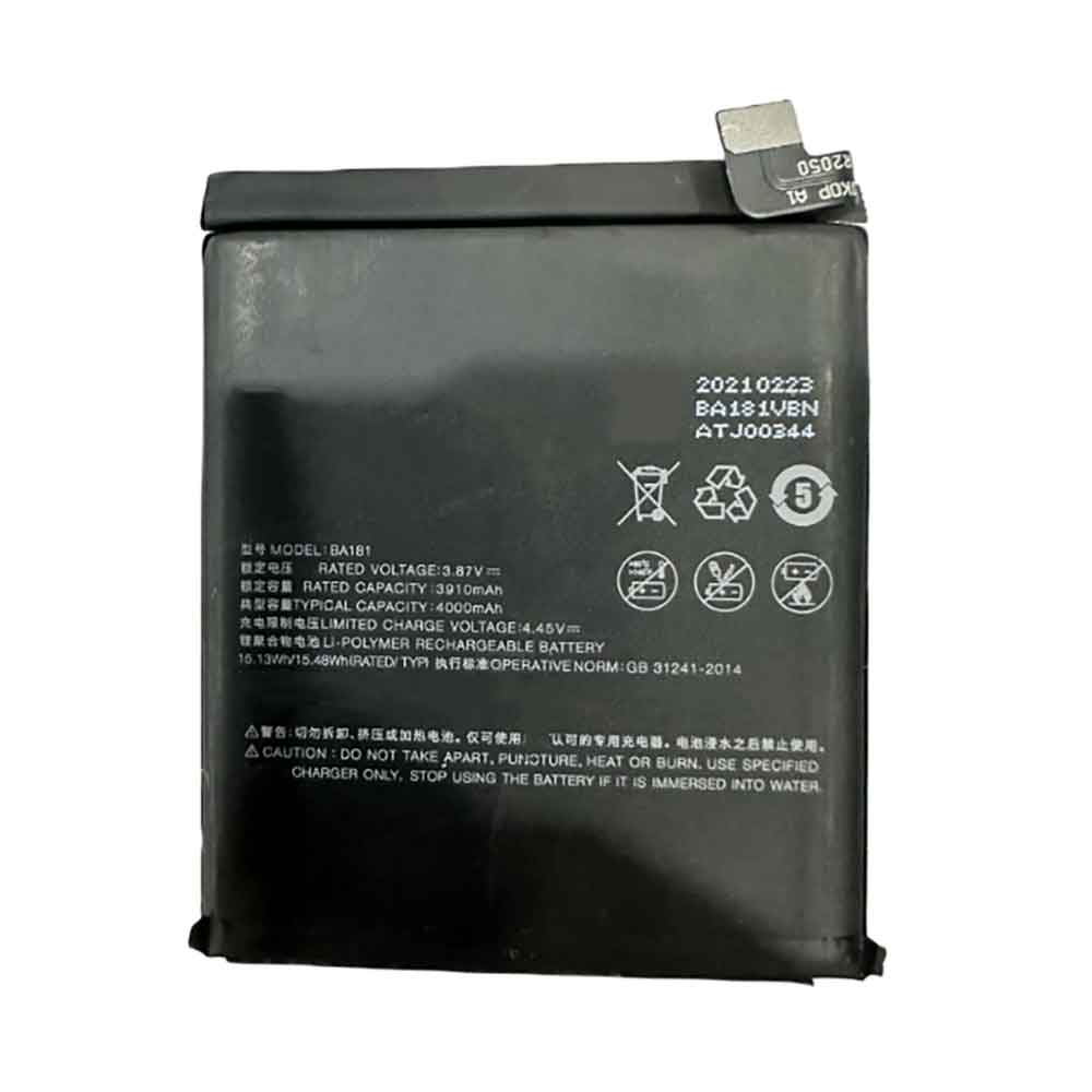 电池 for BA181 Meizu 18 4000mAh