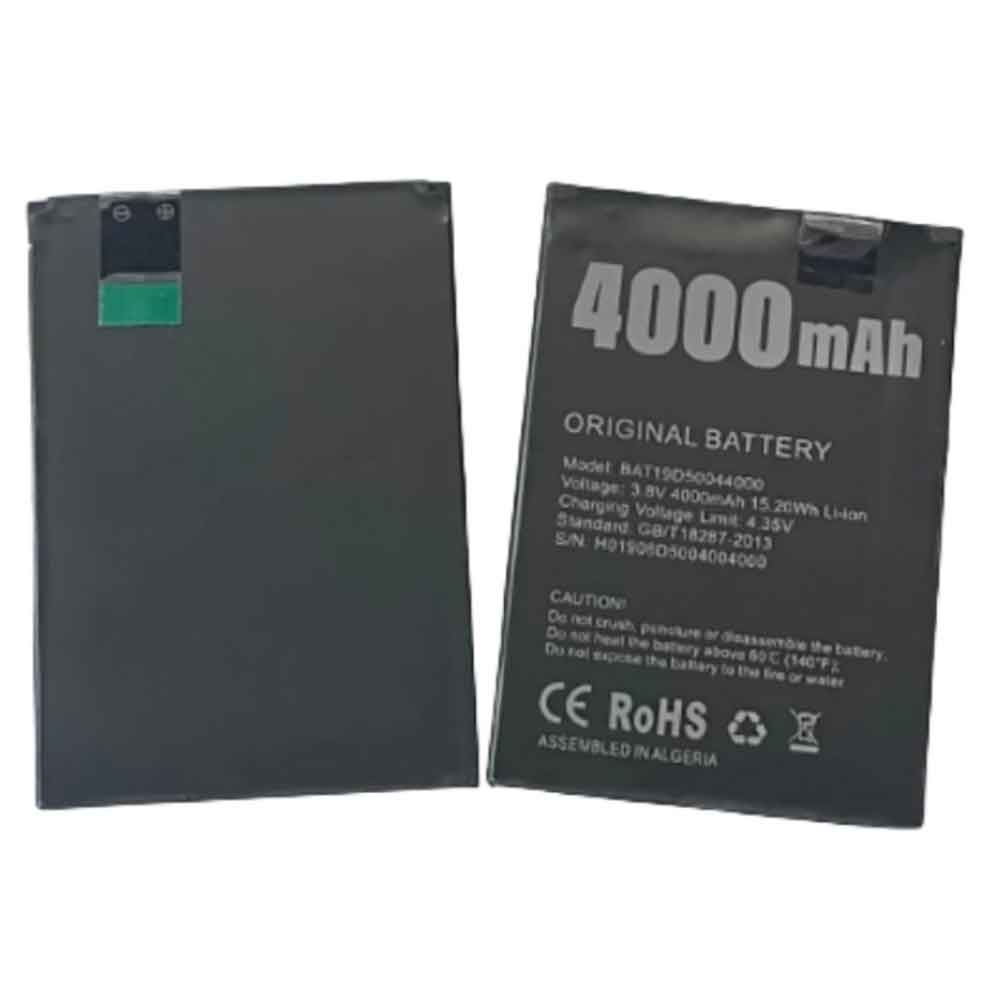 电池 for BAT19D50044000 Doogee BAT19D50044000 4000mAh