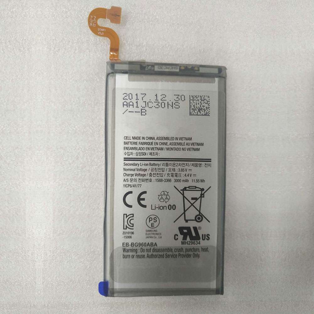 电池 for EB-BG960ABE Samsung GALAXY S9 G9600 3000mAh /11.55WH
