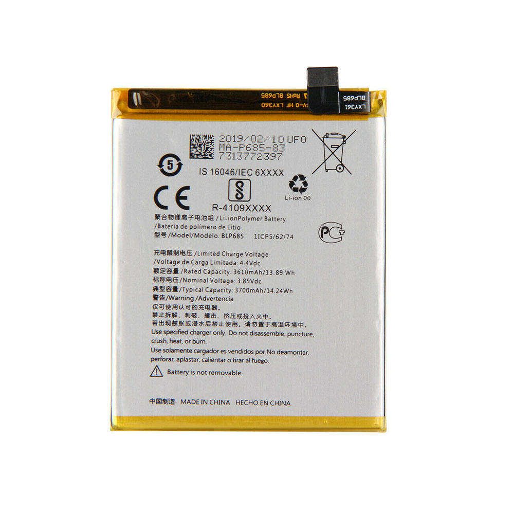电池 for BLP685 OnePlus 6T 5000mAh/34Wh