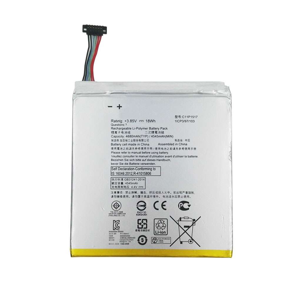 电池 for C11P1517 ASUS ZenPad 10 Z300M 10.1" Tab Tablet 4545mAh/18Wh