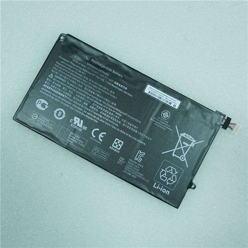 电池 for CC03XL HP HSTNN-DB7V 910140-2C1 Series 30Wh/2600mAh