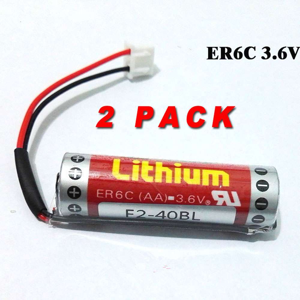 电池 for F2-40BL Mitsubishi FX2N-128MR FX1N PLC MAXELL F2-40BL 1800mah