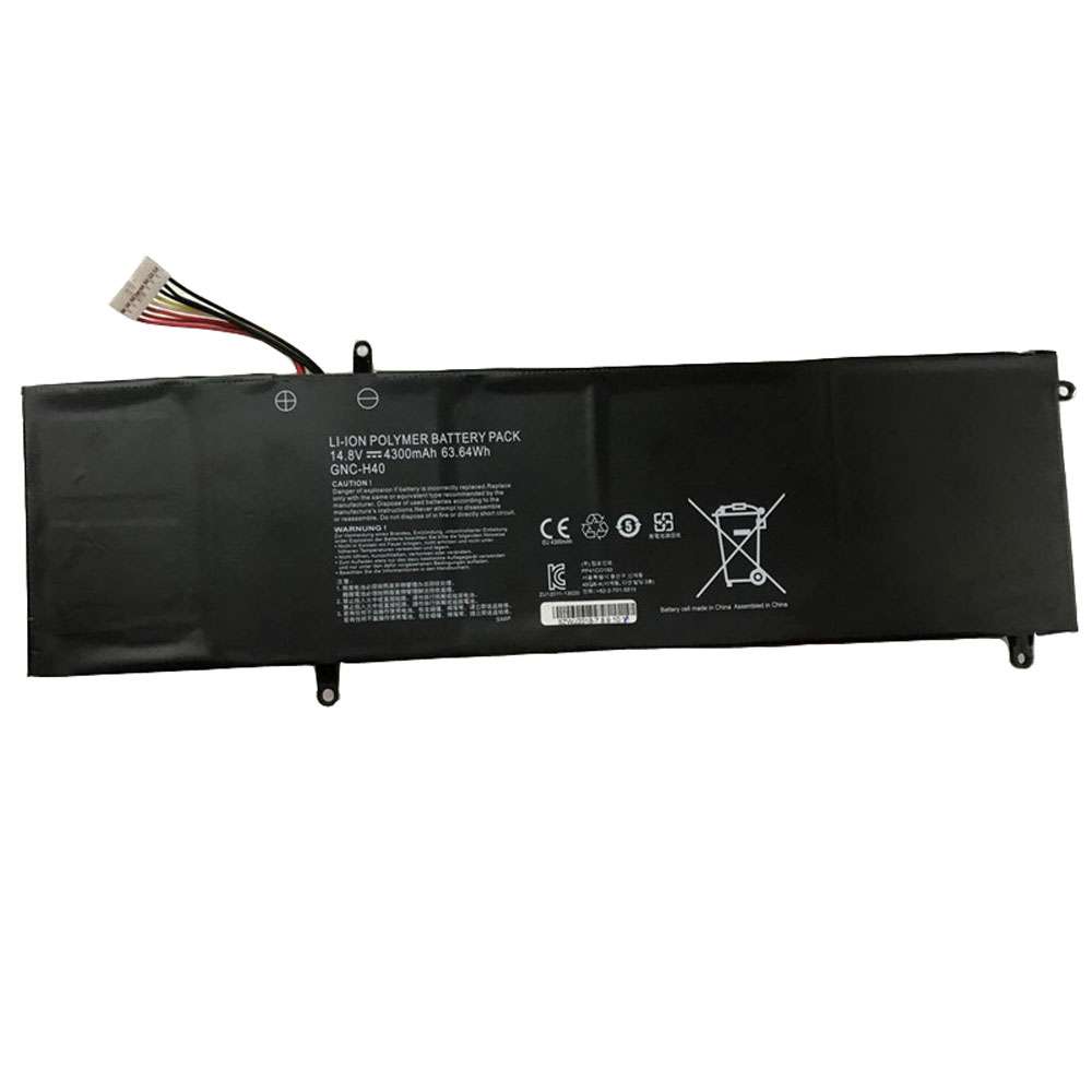 电池 for GNC-H40 Gigabyte GNC-H40 Series 63.64Wh/4300mAh