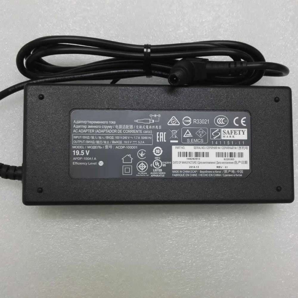适配器 for ACDP-100D01 Sony Vaio PCGA AC19V4 ACDP-100D01 100W