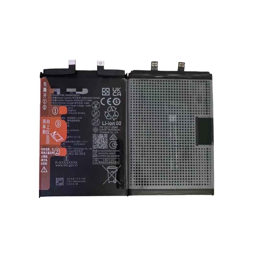 电池 for HB456593EGW Huawei HB456593EGW 4420mAh
