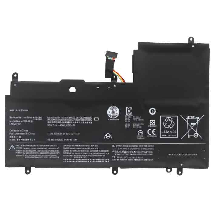 电池 for L14M4P72 Lenovo IdeaPad Yoga 3-1470 700-14ISK 6280mAh