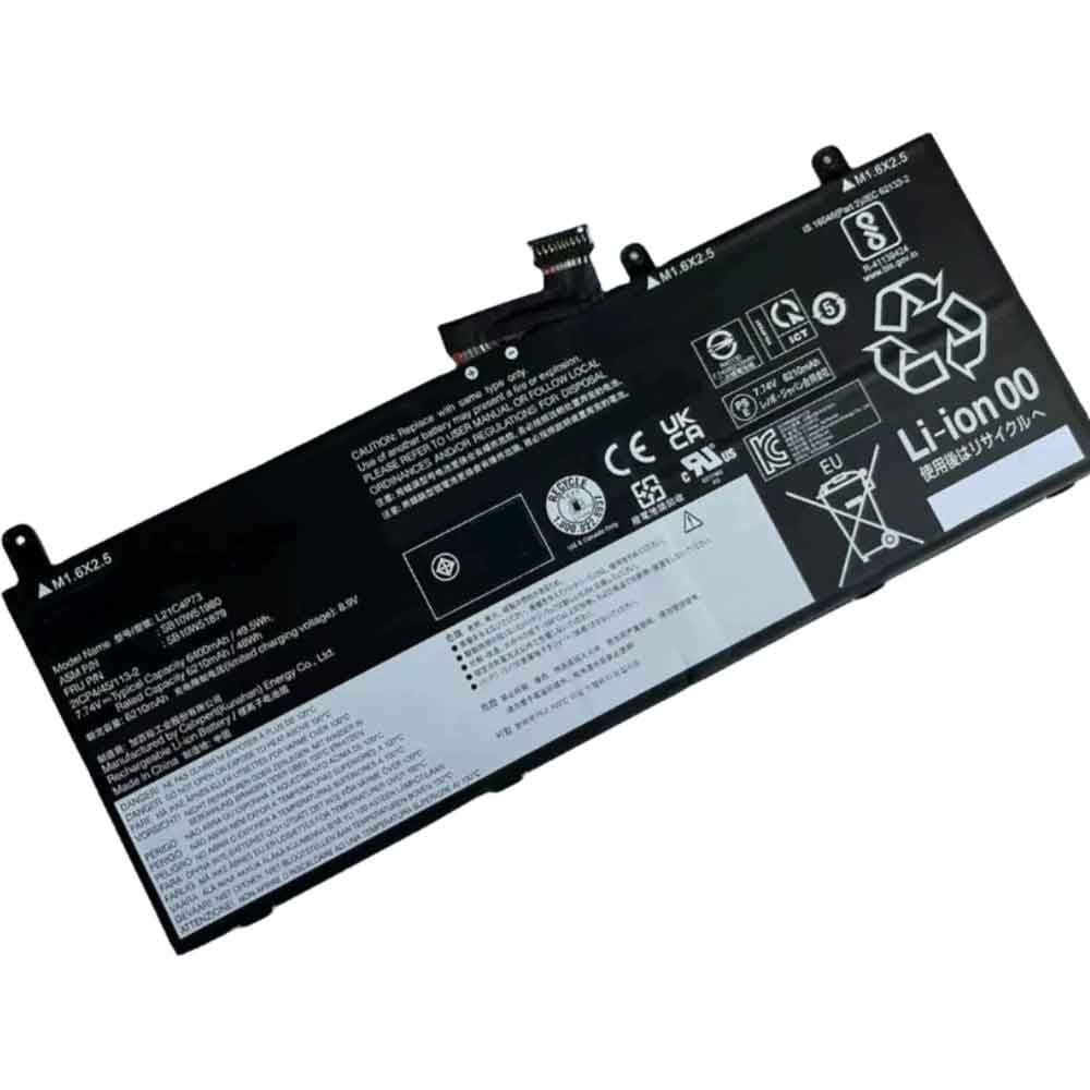 电池 for L21C4P73 Lenovo ThinkPad X13 Gen 3 6400mAh