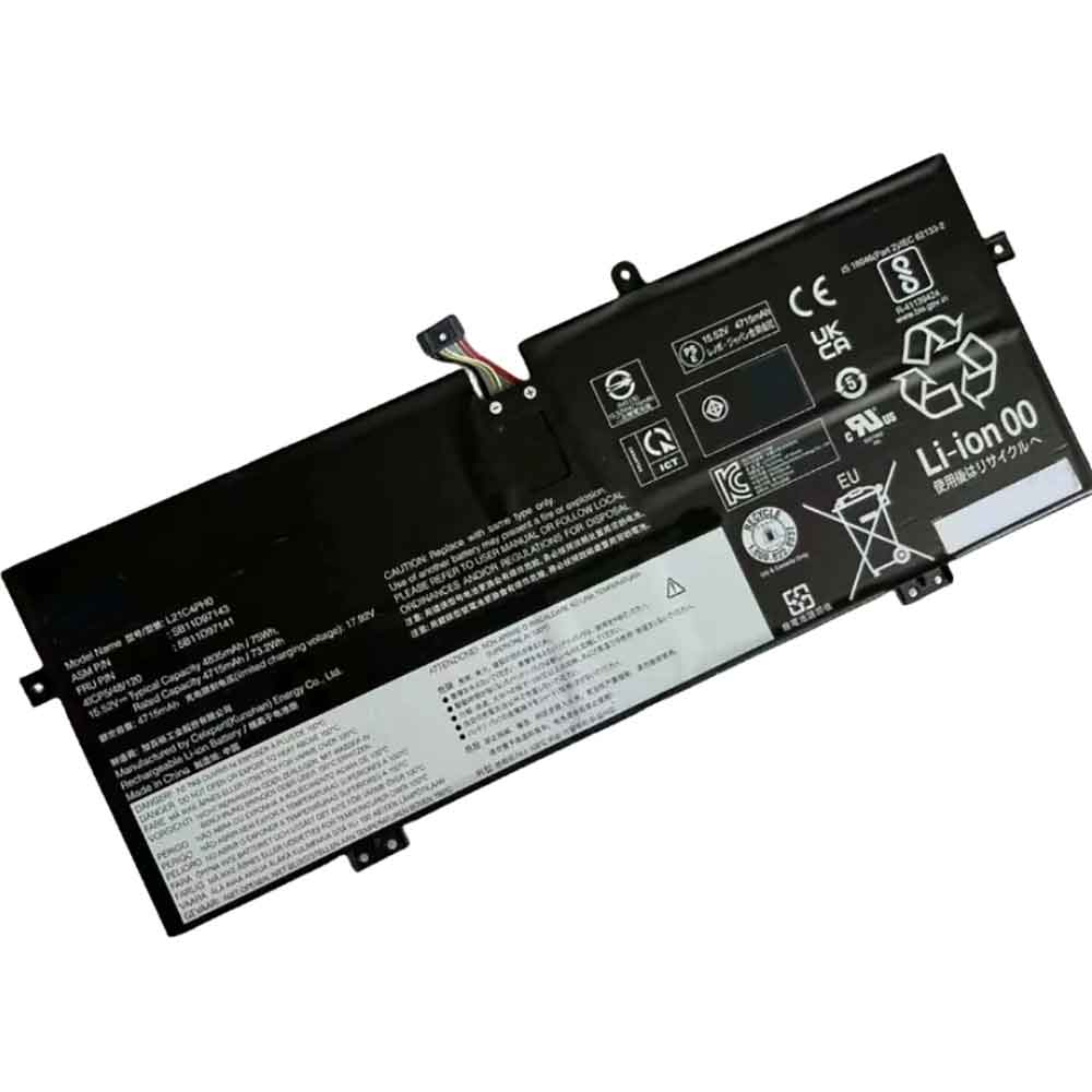 电池 for L21C4PH0 Lenovo Yoga Air 14c IAP7 2022 4715mAh