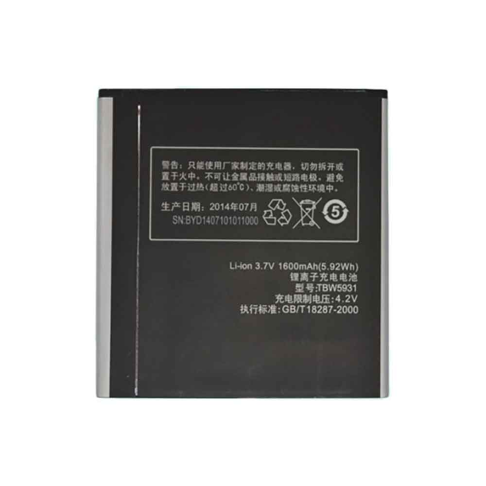 电池 for TBW5931 K-Touch U86 1600mAh