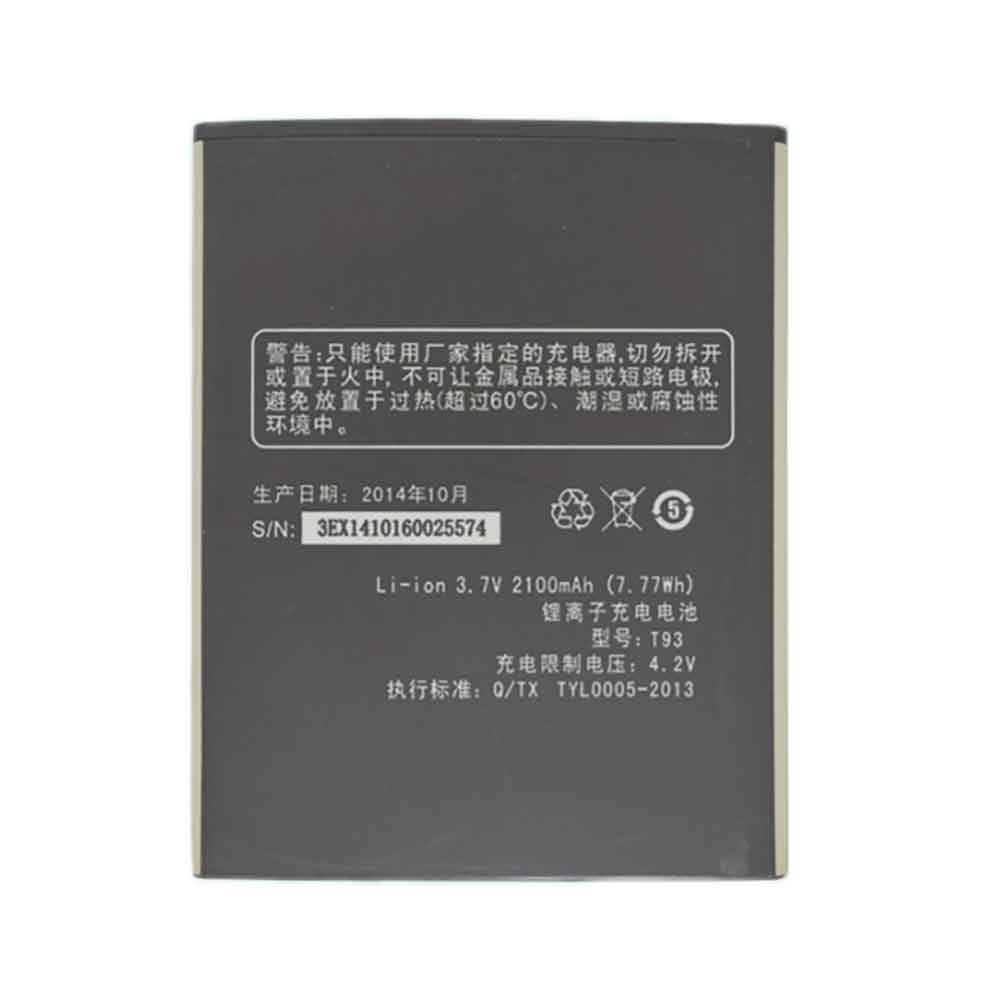 电池 for T93 K-Touch T93 2100mAh
