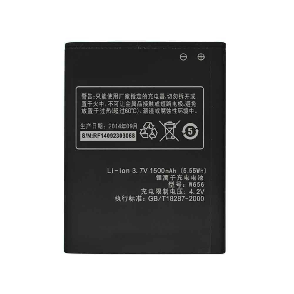 电池 for W656 K-Touch C966E E656 1500mAh