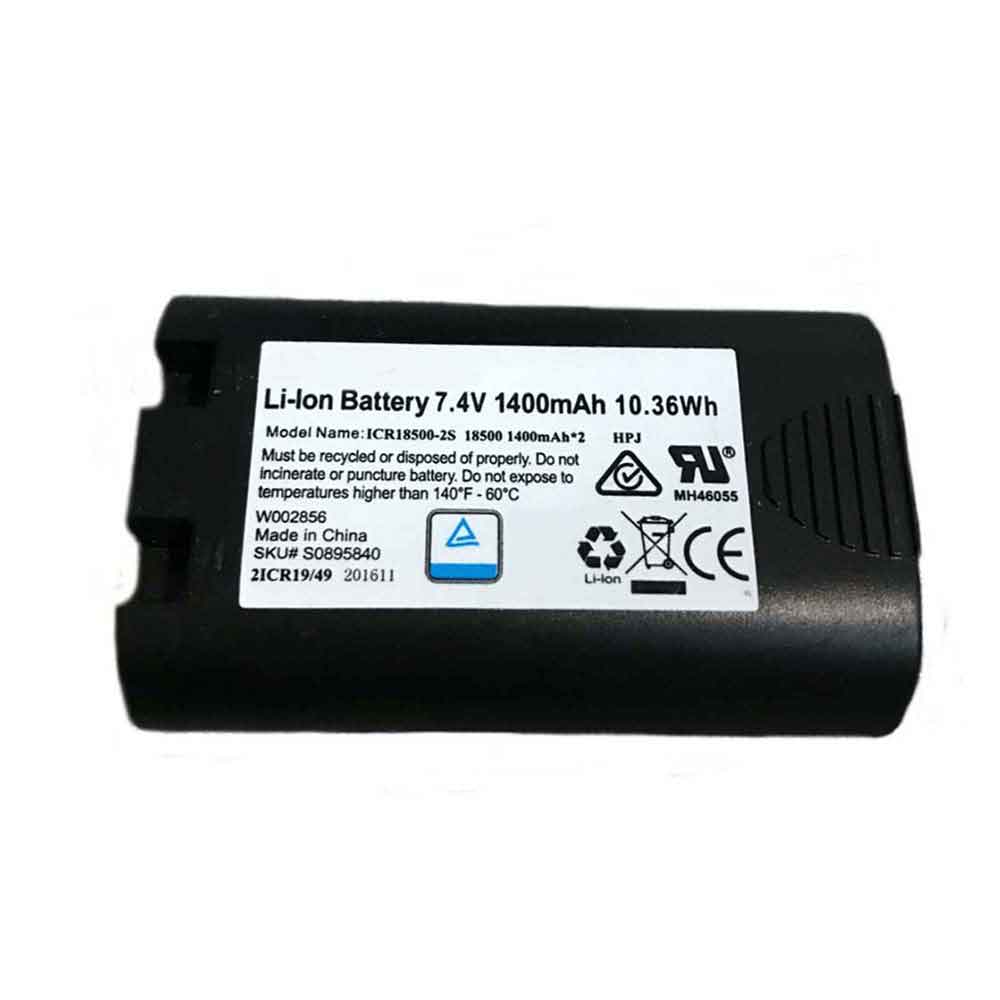 电池 for ICR18500-2S Dymo Rhino 5200 1400mAh