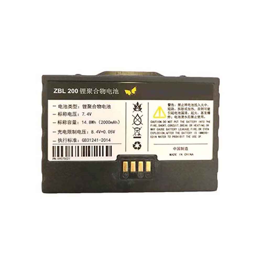 电池 for ZBL-200 Zicox XT4131A 2000mAh