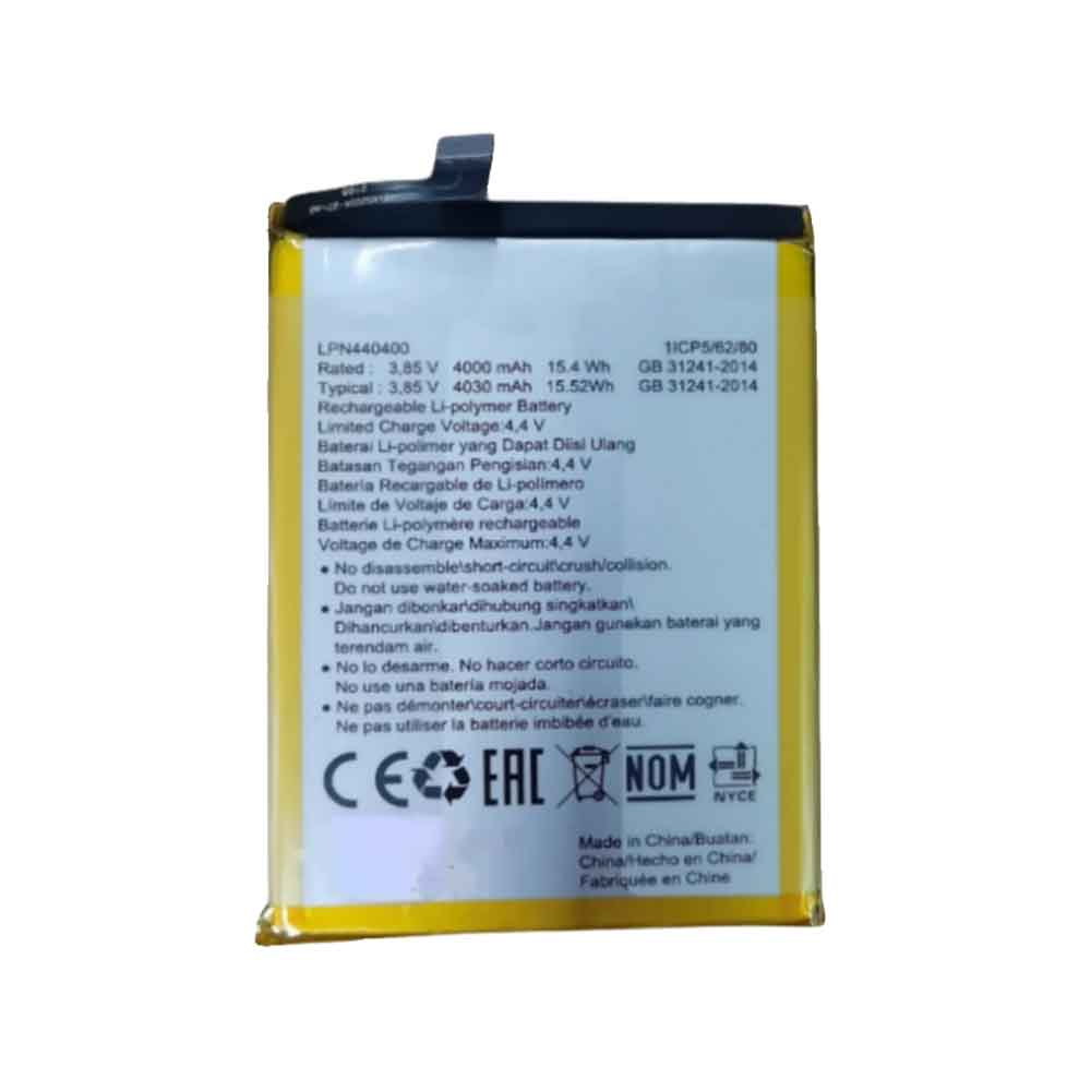 Hisense LPN440400 battery