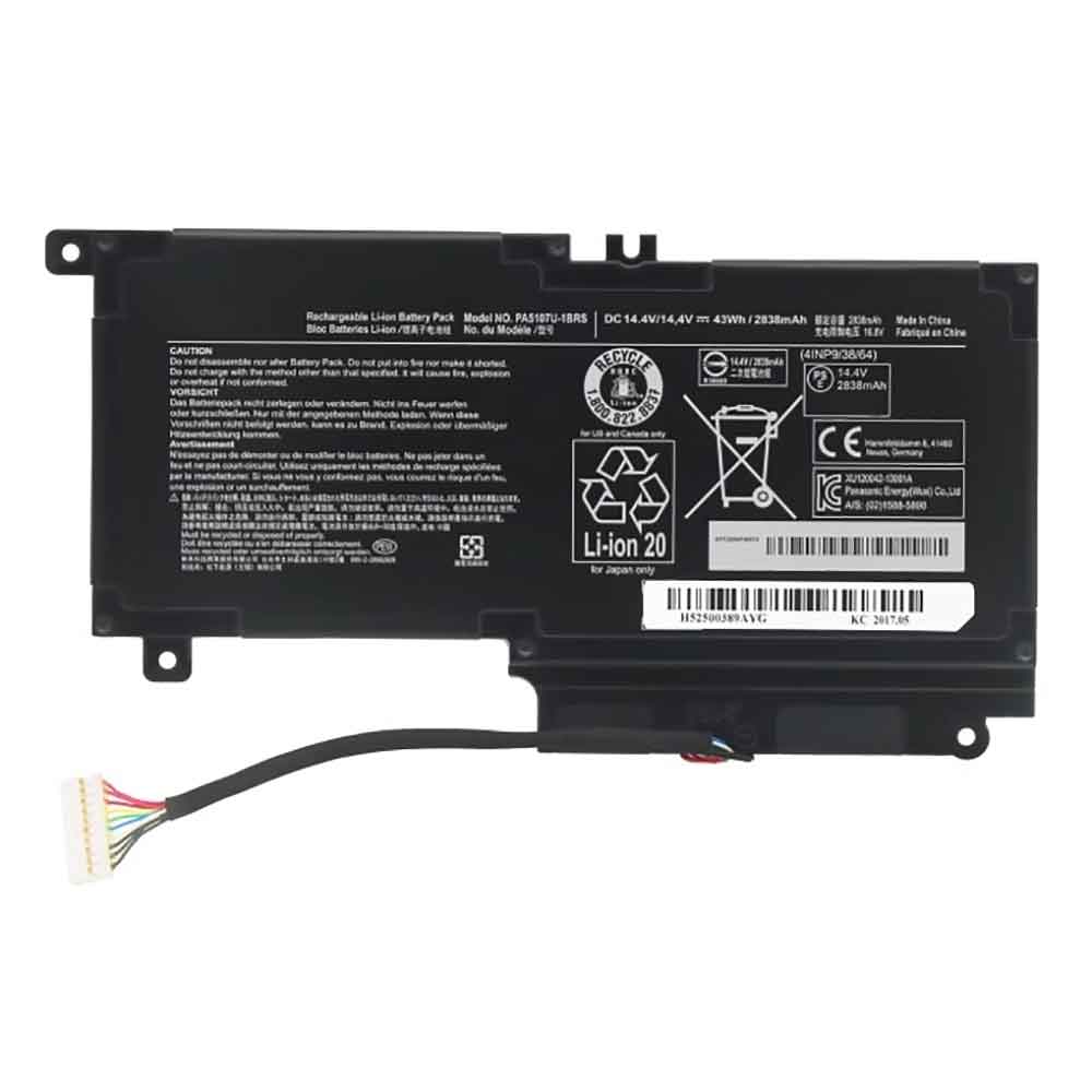 电池 for PA5107U-1BRS Toshiba Satellite L55-A5284 L55-A5284NR L55-A5299 PA5107U-1BRS 2838mAh