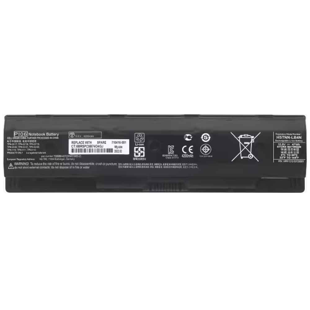电池 for PI06 HP ENVY 17-J100 17-J100EL 17-J100SL 4200mAh