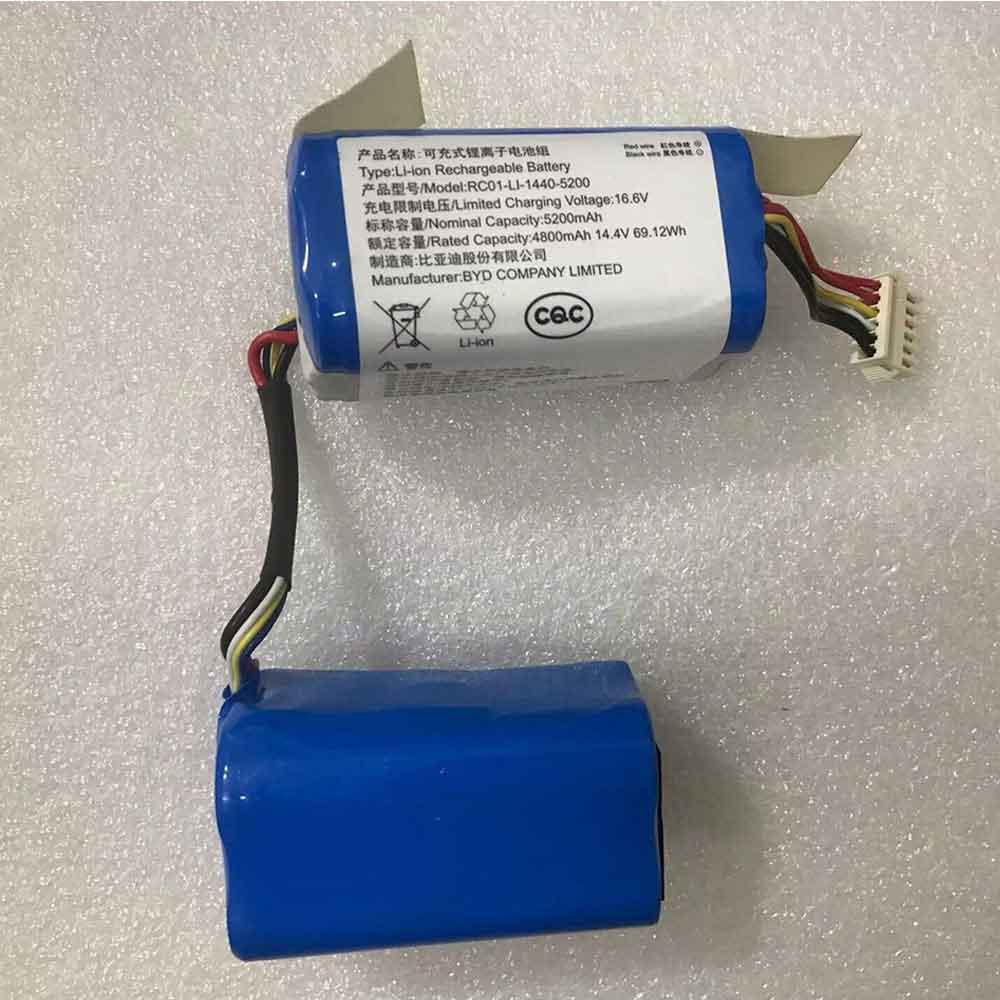 电池 for RC01-LI-1440-5200 Ecovacs DVX45 5200mAh