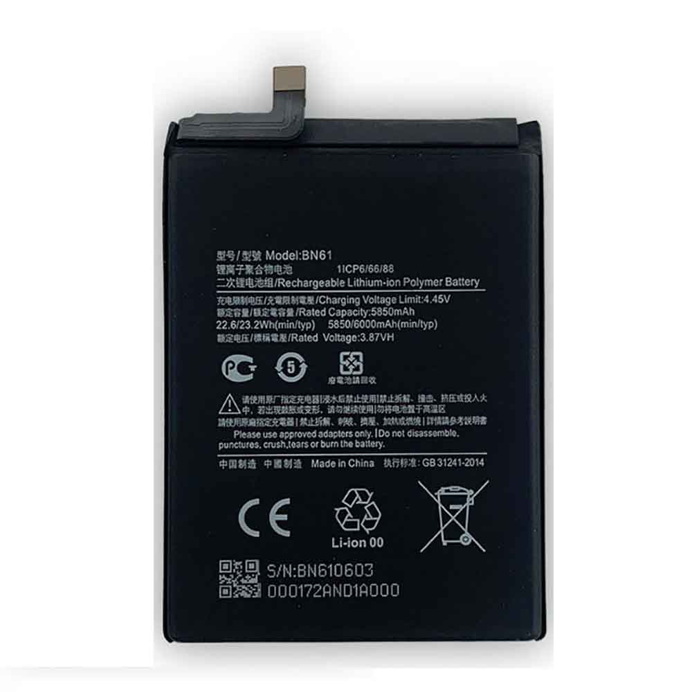 电池 for BN61 Xiaomi Poco X3 6000mAh