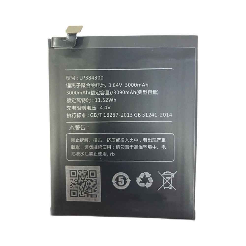 电池 for LP384300 Hisense A1 A2 K1 E77mini H10 3000mAh 11.52WH