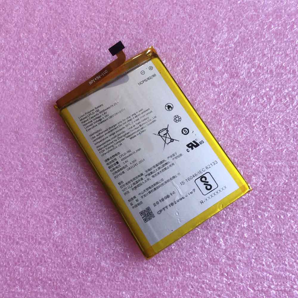 电池 for CPLD-192 Coolpad CPLD-192 4000mAh 15.2WH