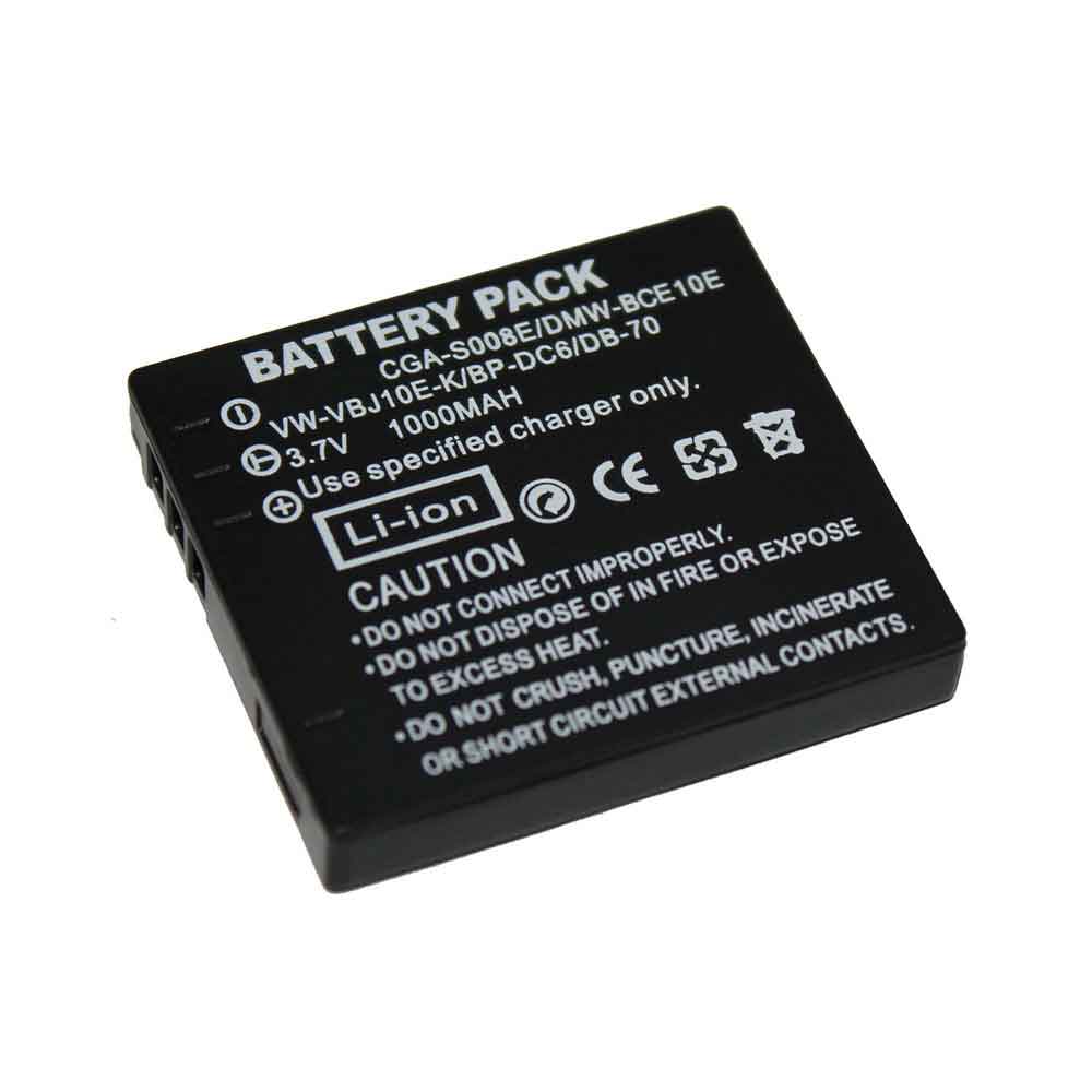 电池 for CGA-S008E Panasonic FX520 FS20 FX38 FX36 DMC-FX30 FX33 FX35 FX55 1000mAh