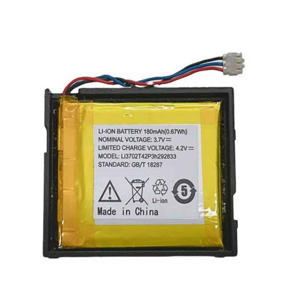 电池 for LI3702T42P3H292833 ZTE 2AHR8-AT41 GD500 Z6200MEX 180mAh/0.67WH