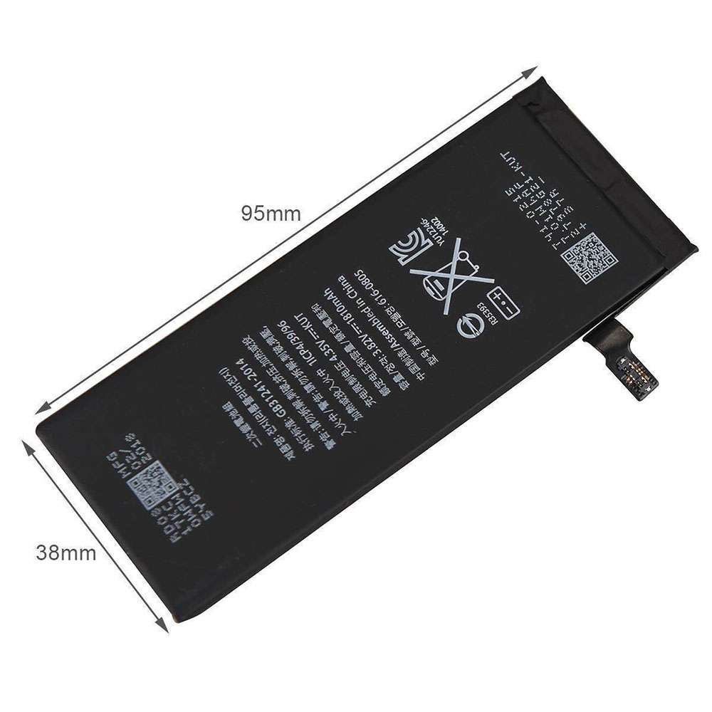 电池 for 616-0805 Apple iPhone 6 4.7" A1549 A1586 A1589 A1522 1810mAh/6.91Whr